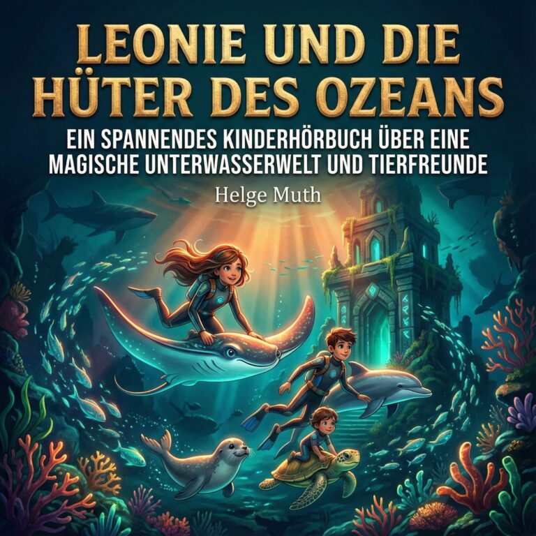 Cover des Kinderhörbuchs Leonie und die Hüter des Ozeans von Helge Muth